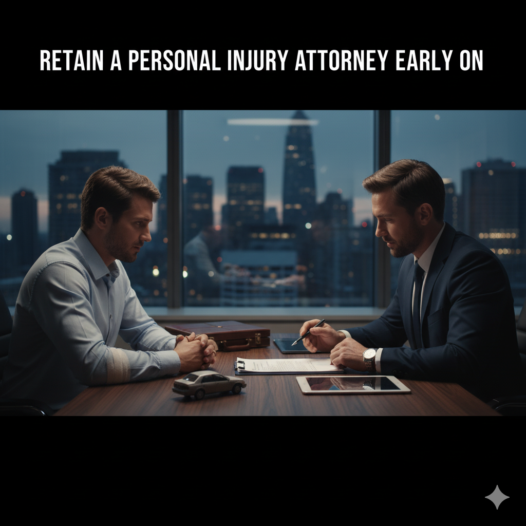 Retain a Personal Injury Attorney Early On