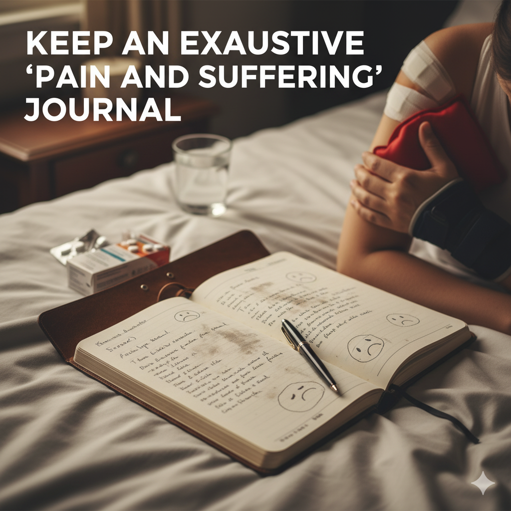 Keep an Exhaustive "Pain and Suffering" Journal