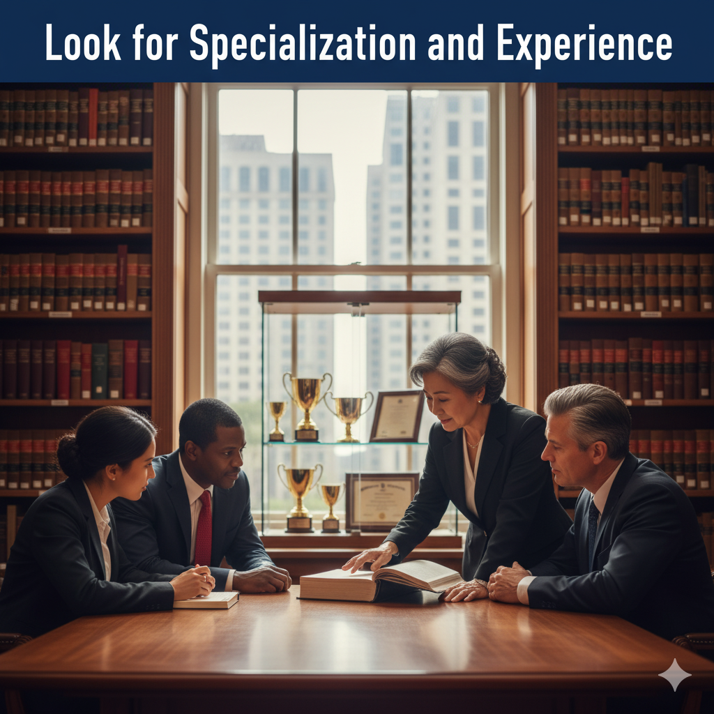 Look for Specialization and Experience