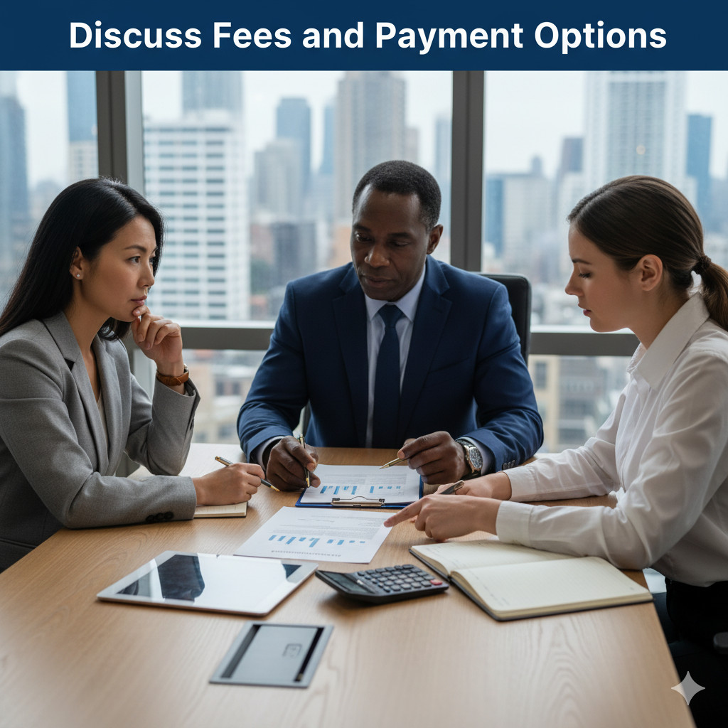 Discuss Fees and Payment Options